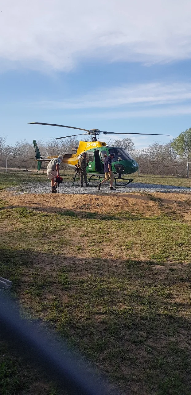 Aerial support on a counter-poaching operation