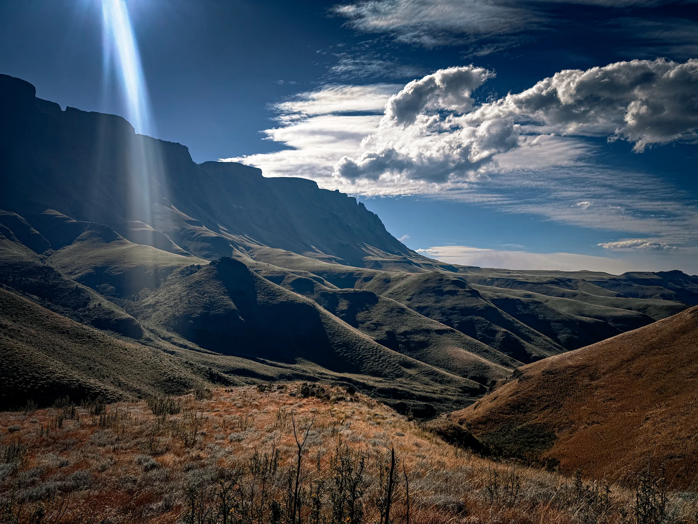 Light over the valleys of the Eastern Cape