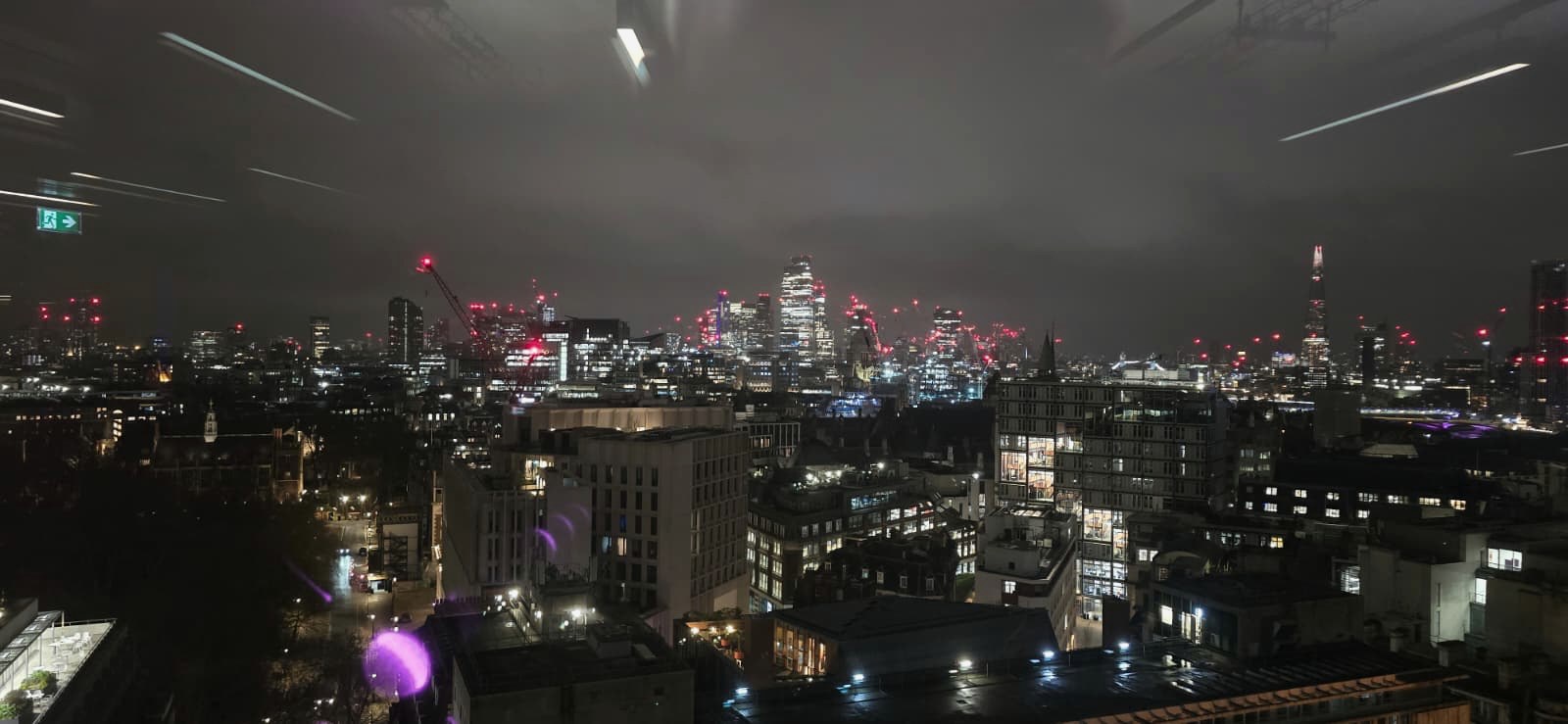 London at night